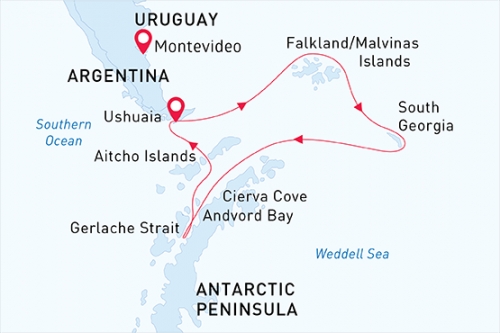 Crociera Falkland – S.Georgia – Antartico 